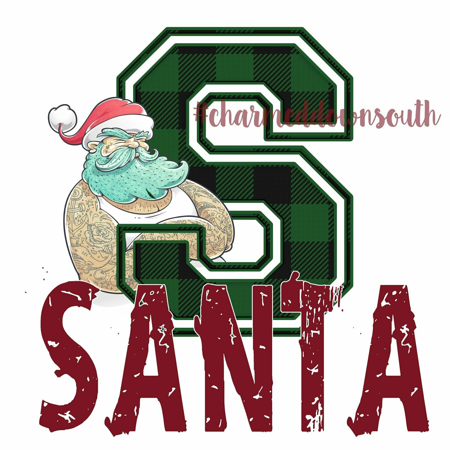 Tattoo&#39;d Santa Digital Design