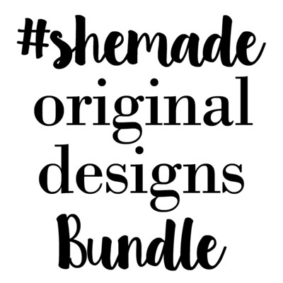 #shemade Digital Design Bundle with mock ups