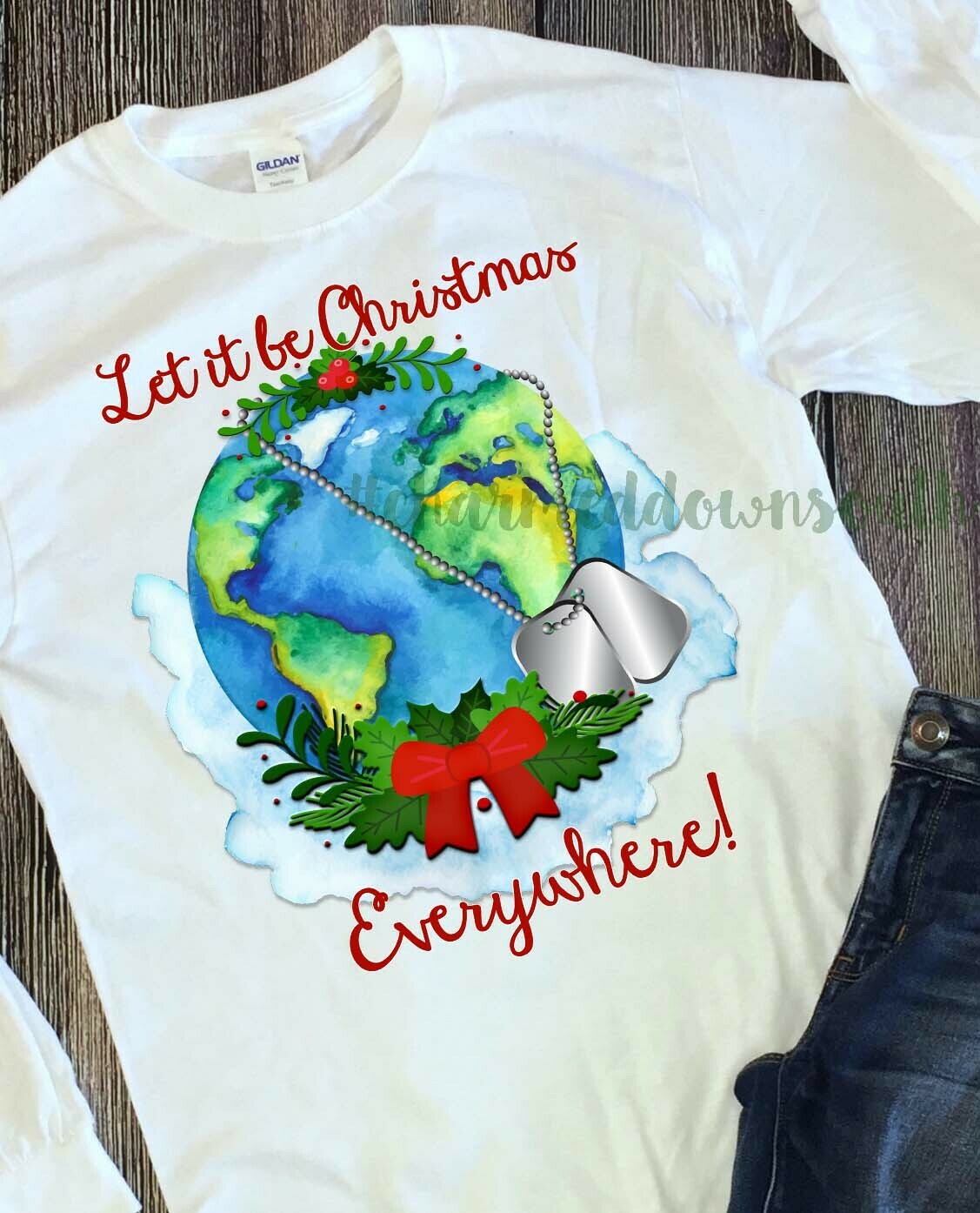 Let it be Christmas everywhere!  Military Digital Download