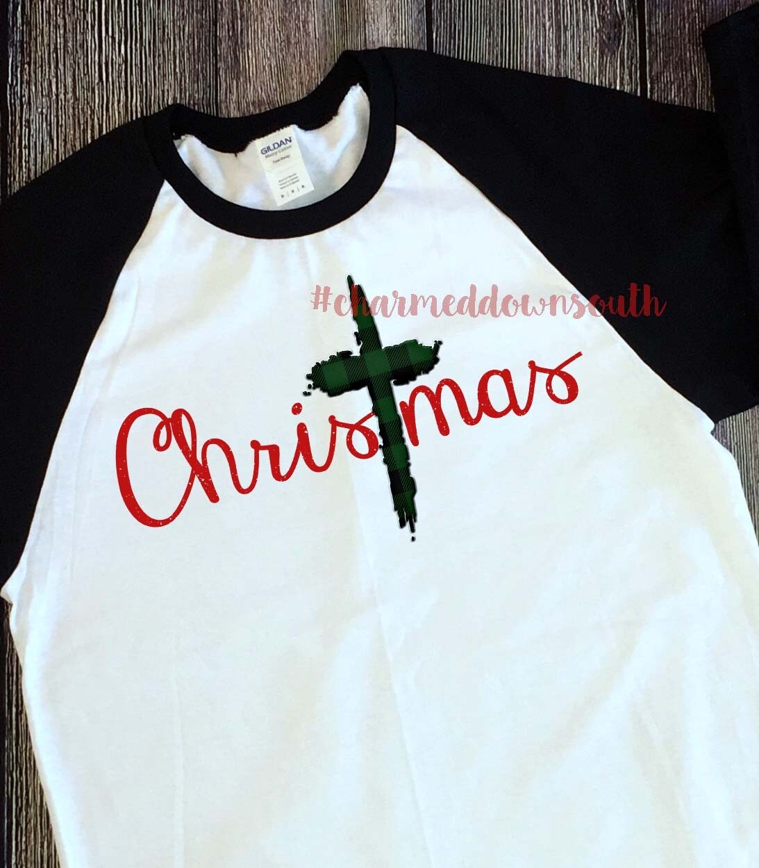 ChrisTmas Buffalo Plaid Green Digital Design