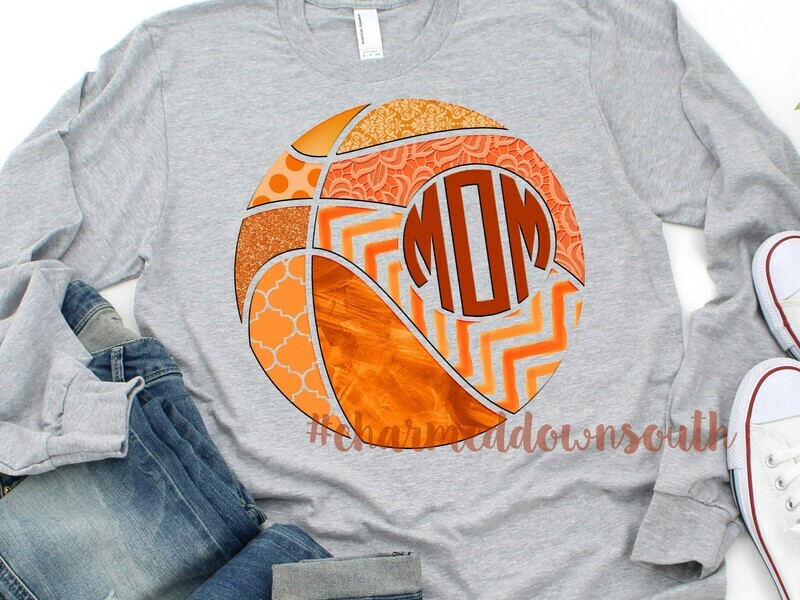 Patchwork Basketball Digital Design