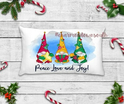 Peace Love and Joy Gnome Christmas Digital Design