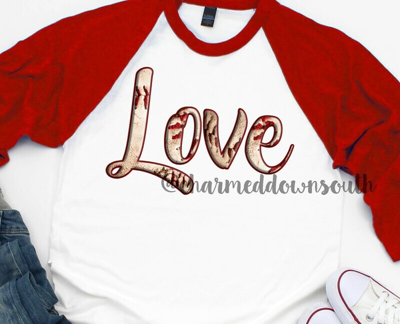 Baseball Love Digital Design