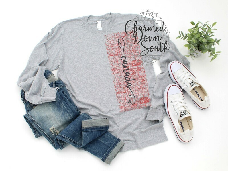 Canada Distressed Digital Design
