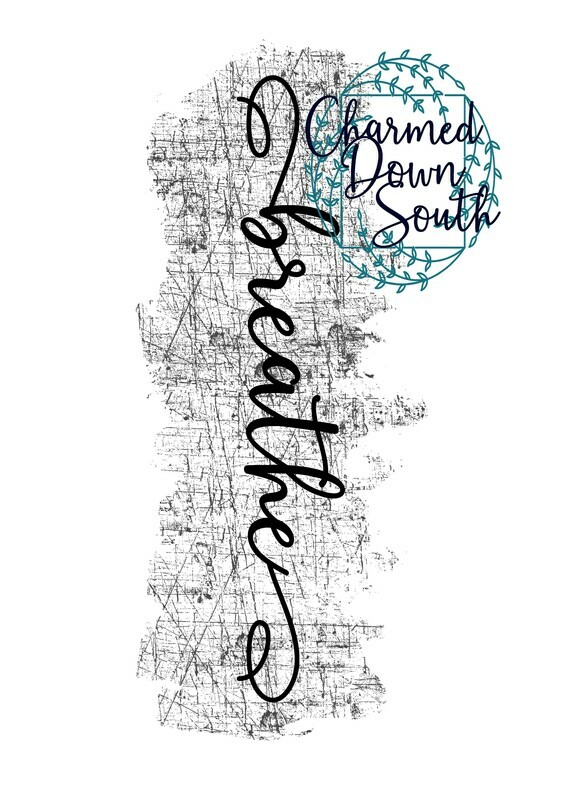 Power Word Digital Design Script Breathe