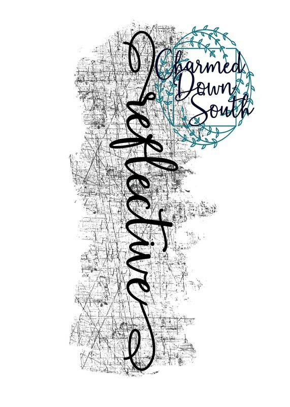 Power Word Digital Design Script Reflective
