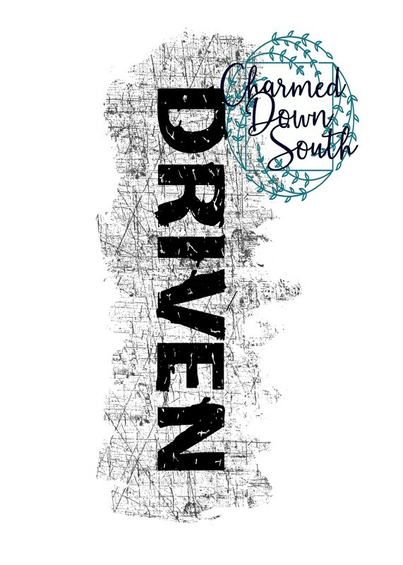 Power Word Digital Design Block Grunge Driven