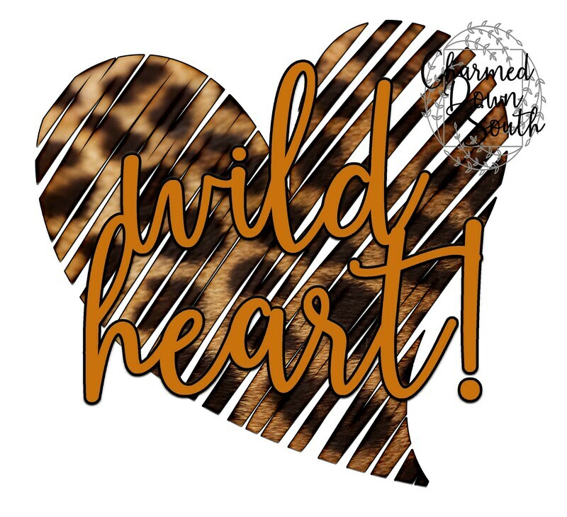 Wild Heart Leopard Digital Design