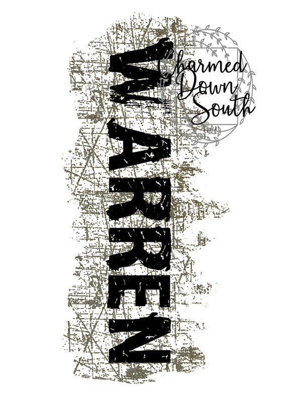 Warren Block Grunge Distressed Digital Design
