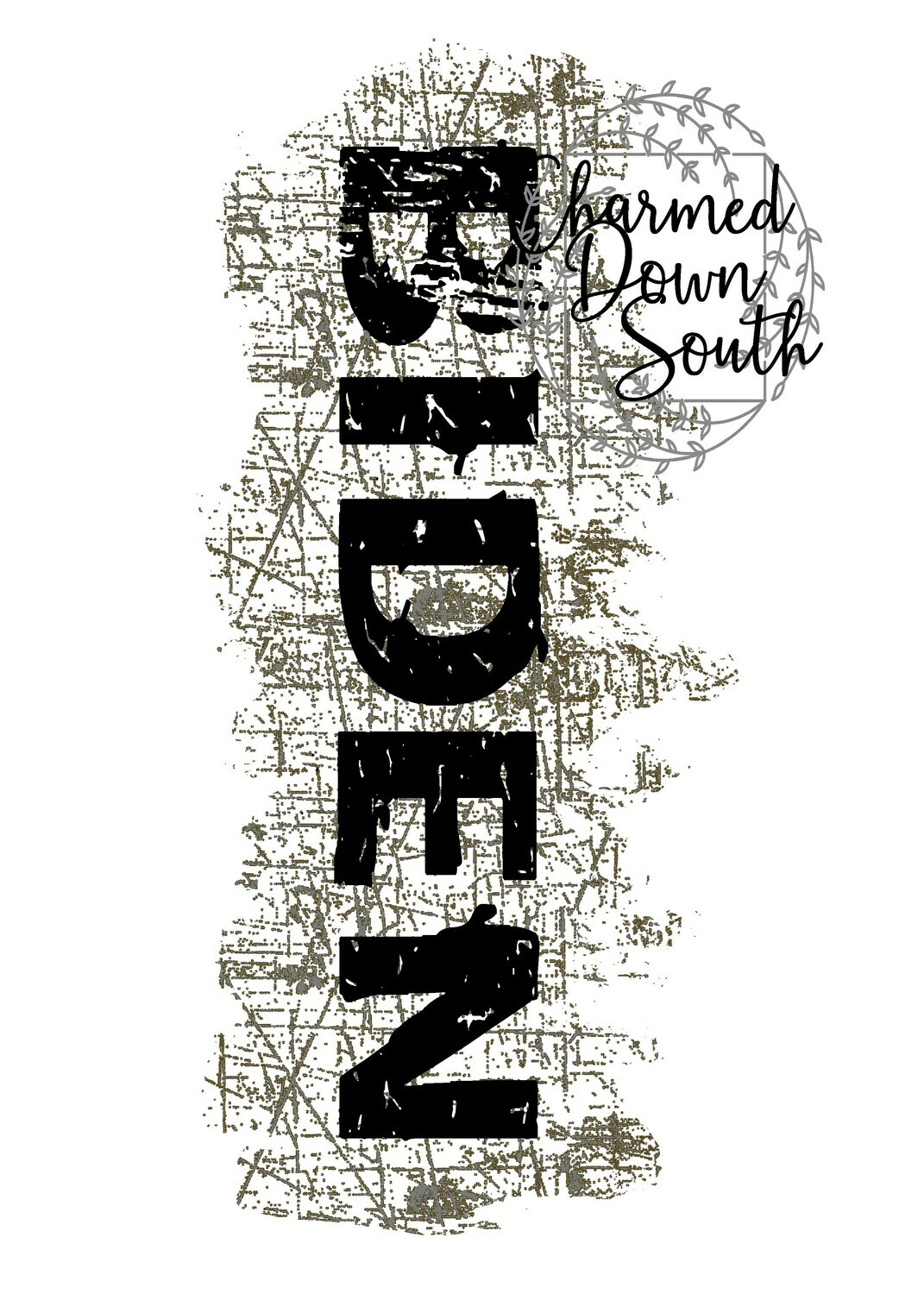 Biden Block Grunge Distressed Digital Design