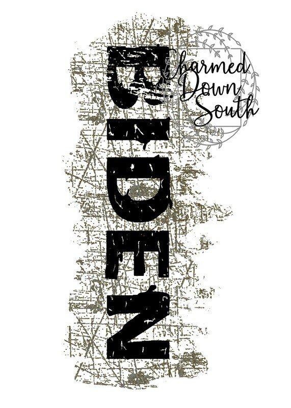 Biden Block Grunge Distressed Digital Design