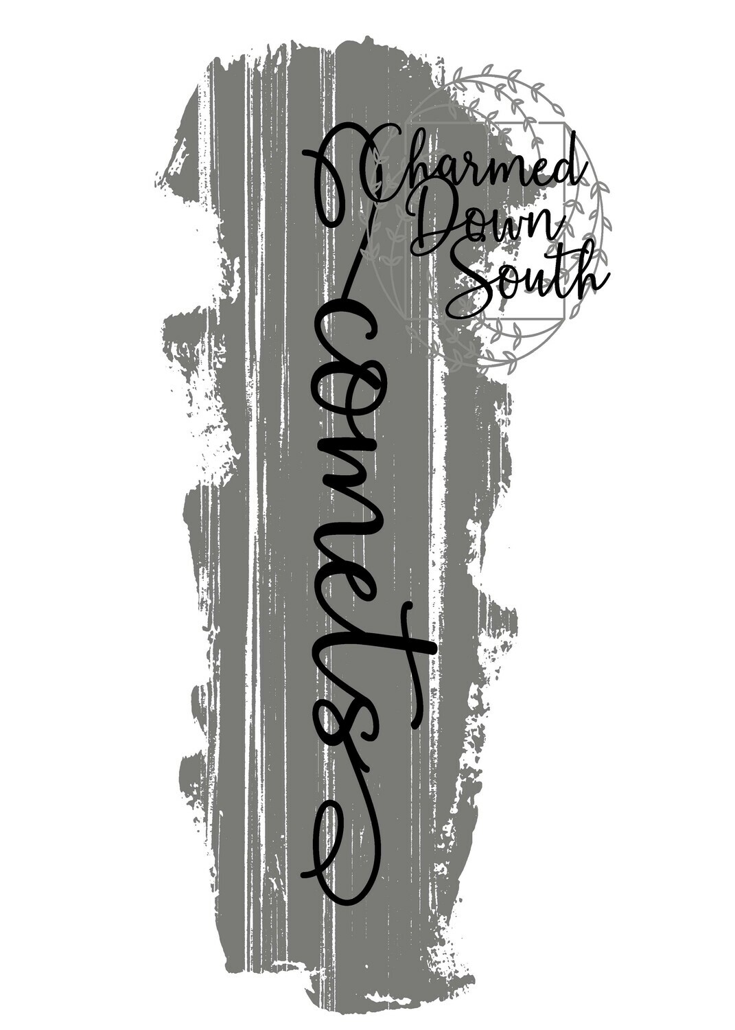 Mascot Script Grunge Design Comets
