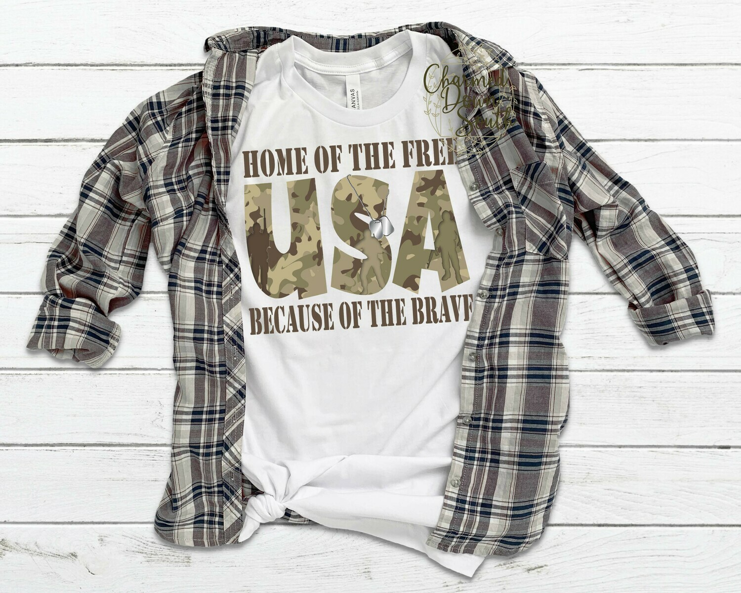 Home of the Free Because of the Brave Digital Design