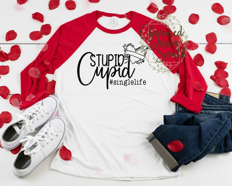 Stupid Cupid #singlelife Digital Design