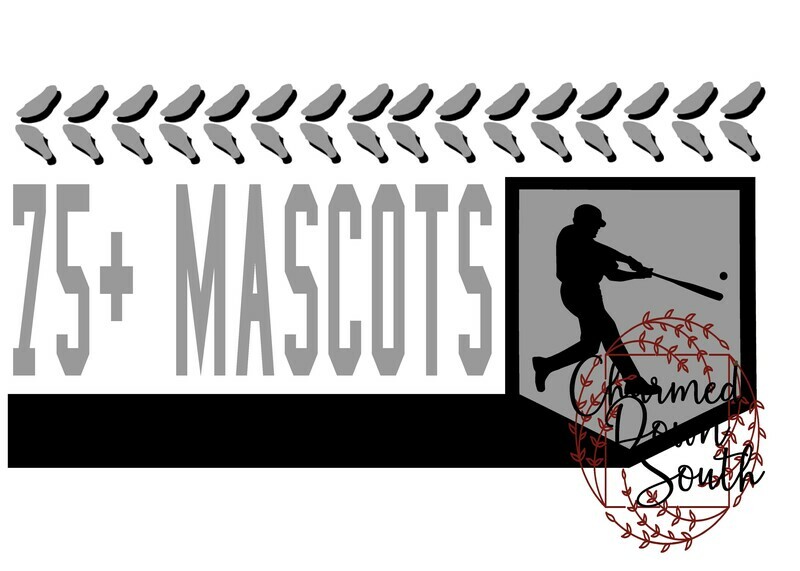BASEBALL Logo Mascot Set 75+ Digital Designs