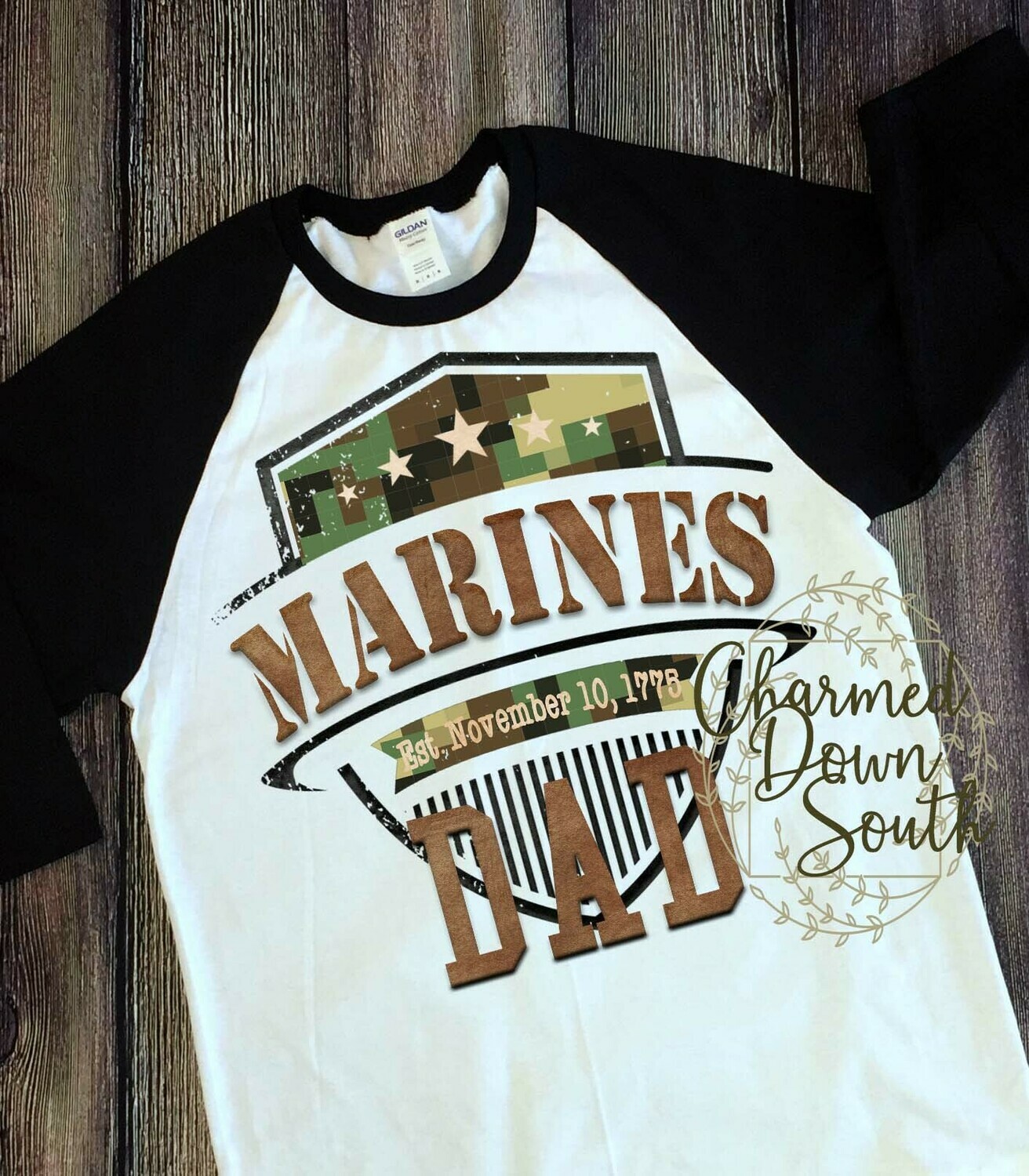 Marines Watercolor Badge Digital Design Bundle