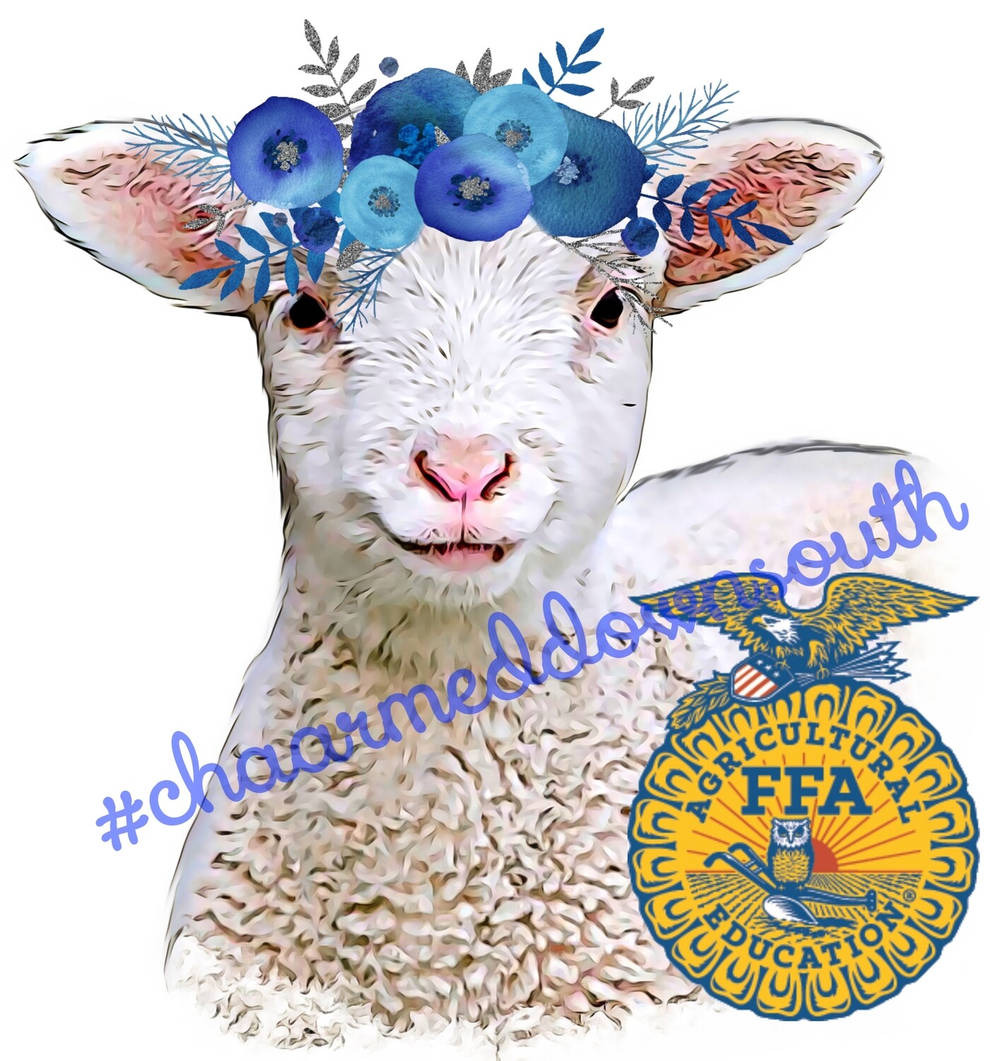 FFA Floral Show lamb Digital Design