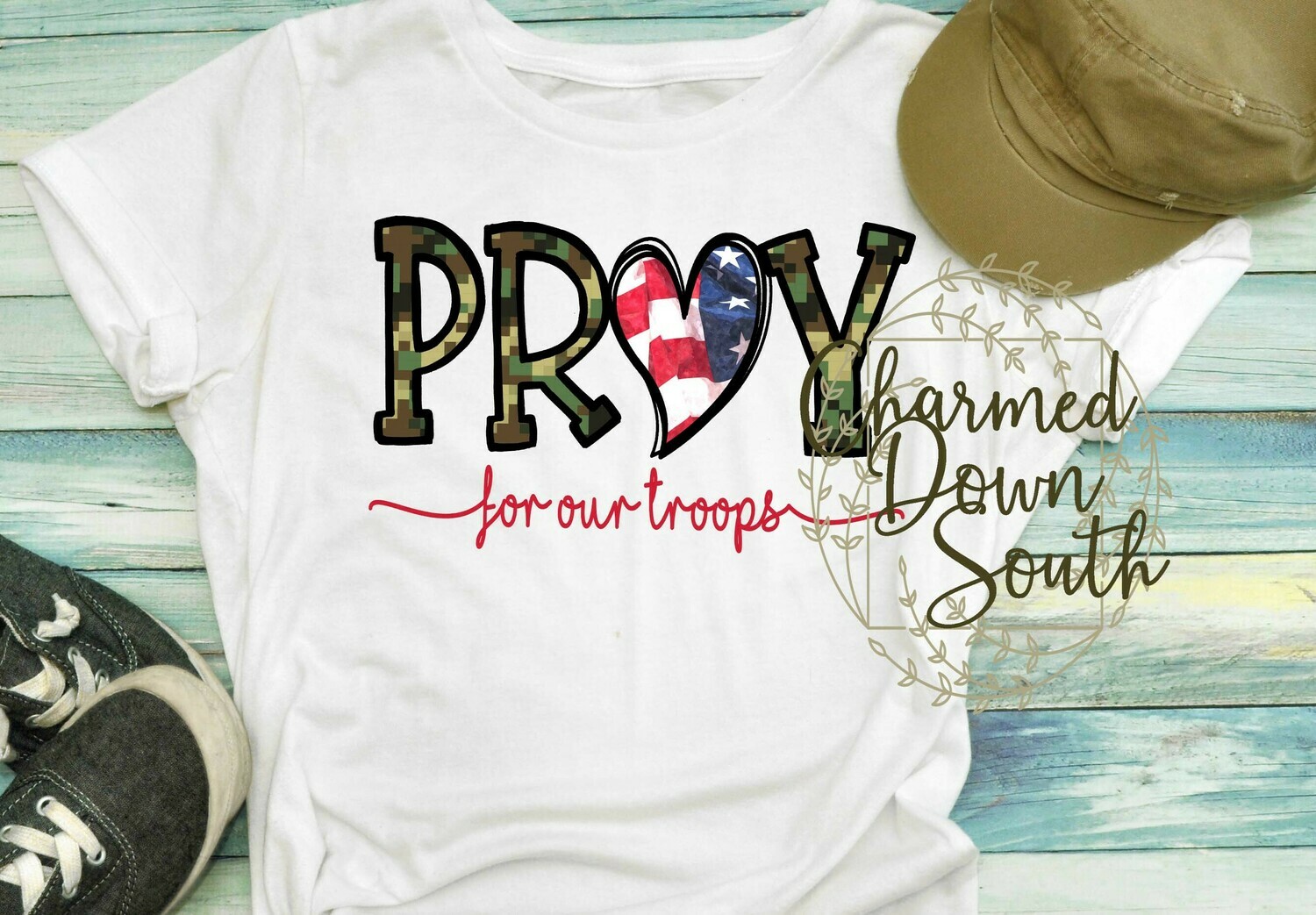 Pray for our Troops Digital Design