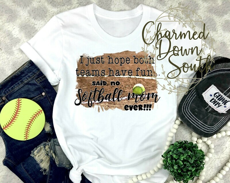 Just hope both teams have fun softball digital design