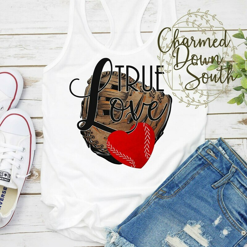 True Love Baseball Digital Design