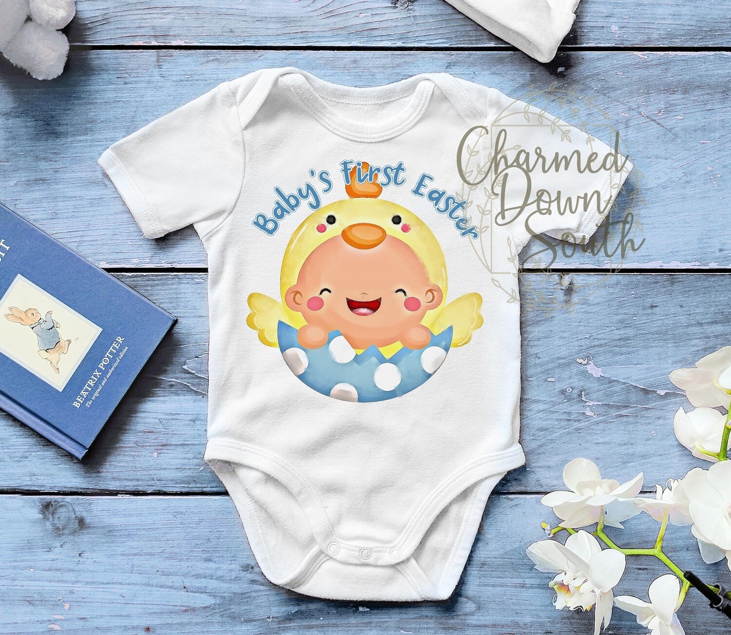 Baby Boy&#39;s First Easter Digital Design