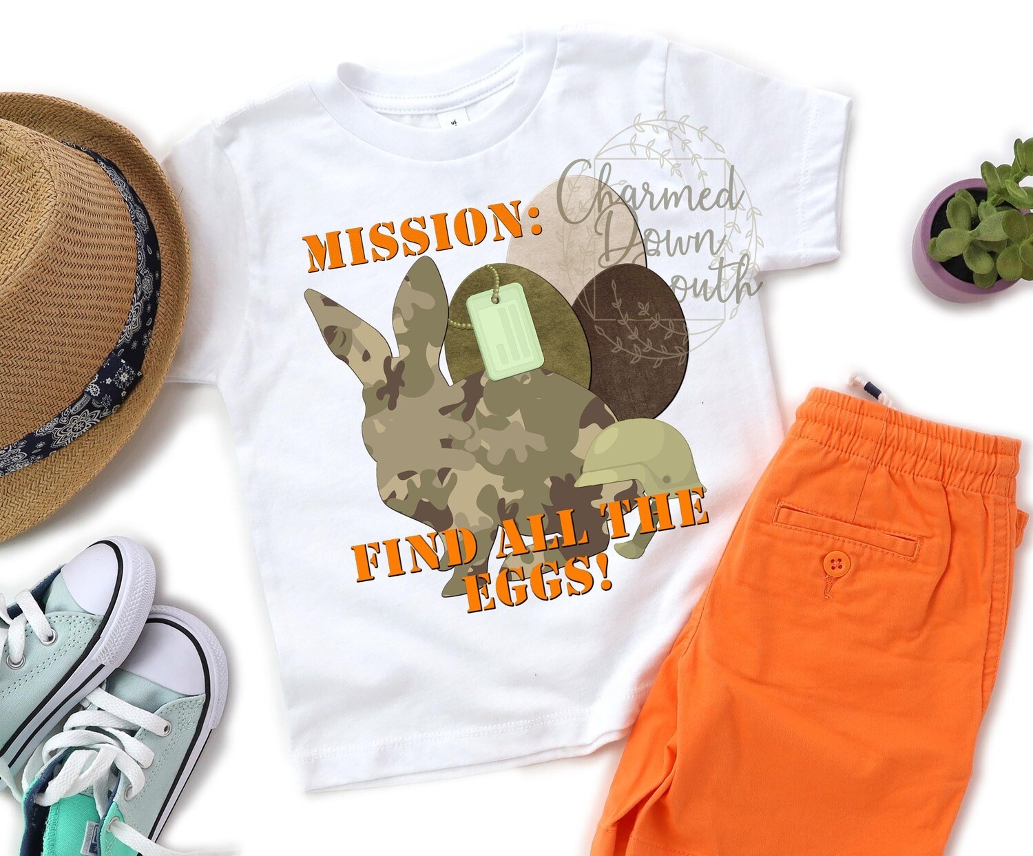 Camo Easter Egg Mission Digital Design