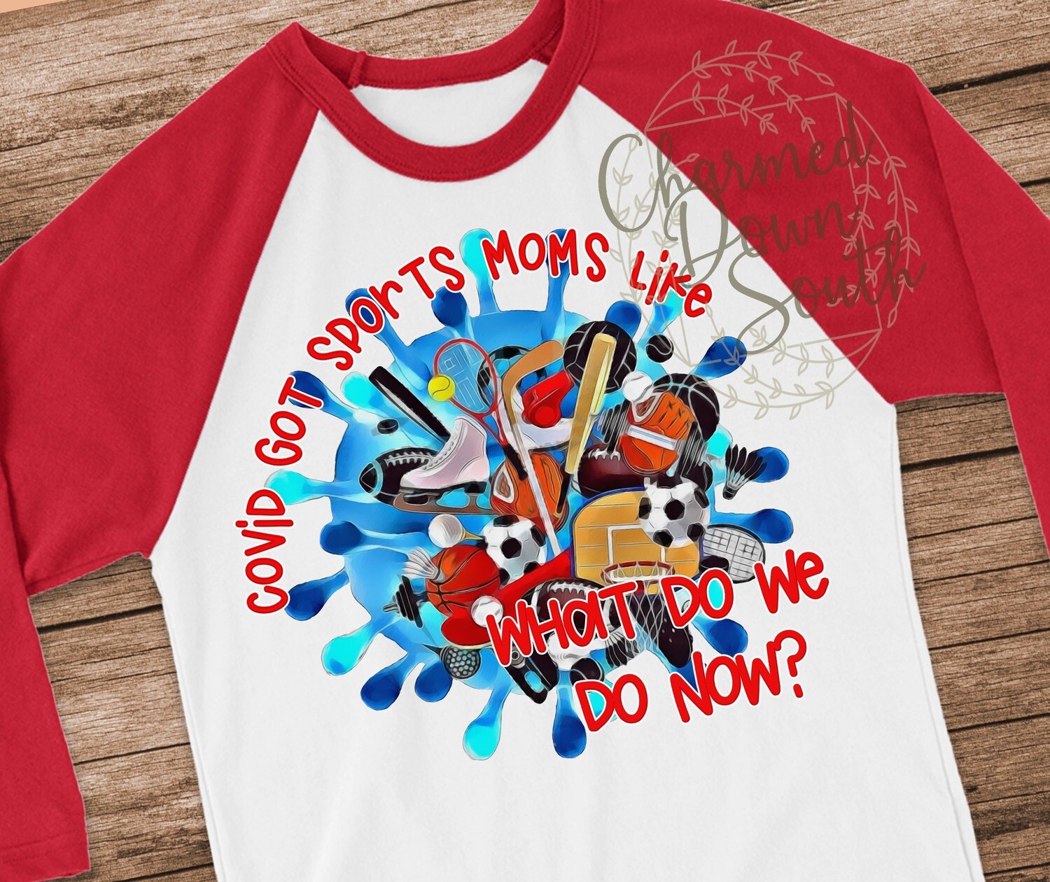 Covid Sports Mom Digital Design