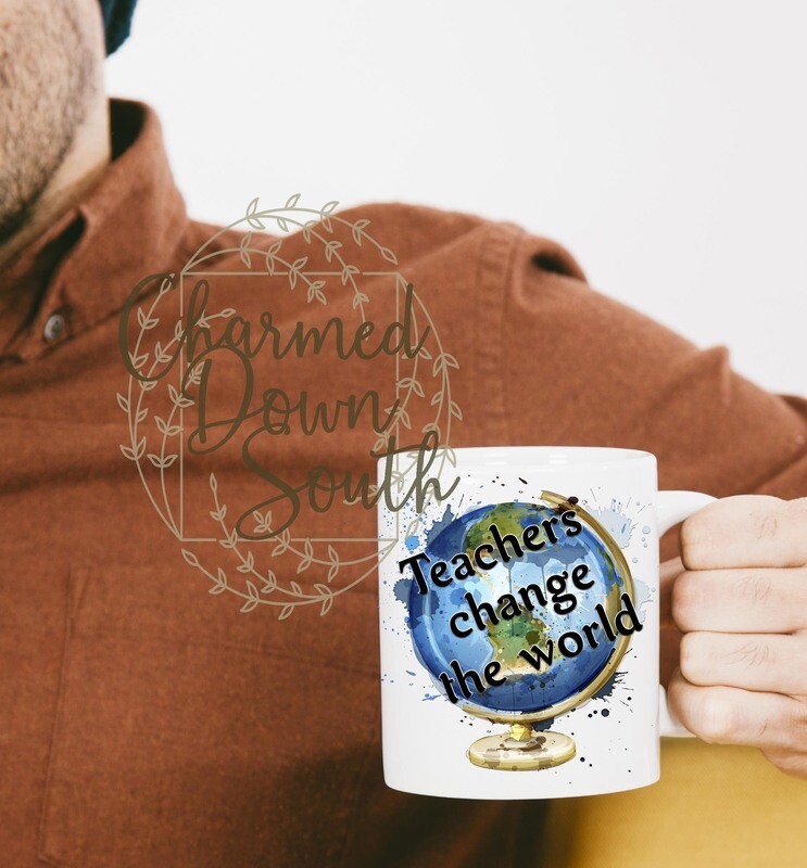 Teachers Change the World Digital Design and FREE unbranded mock up