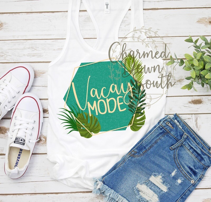 Vacay Mode Tropical Digital Design