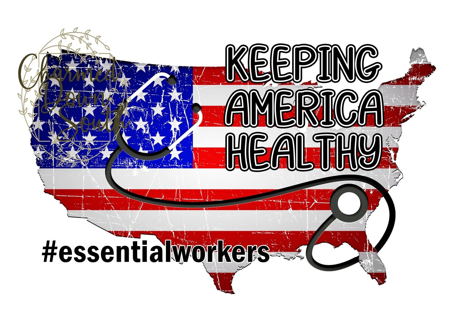 Essential workers healthcare Digital Design