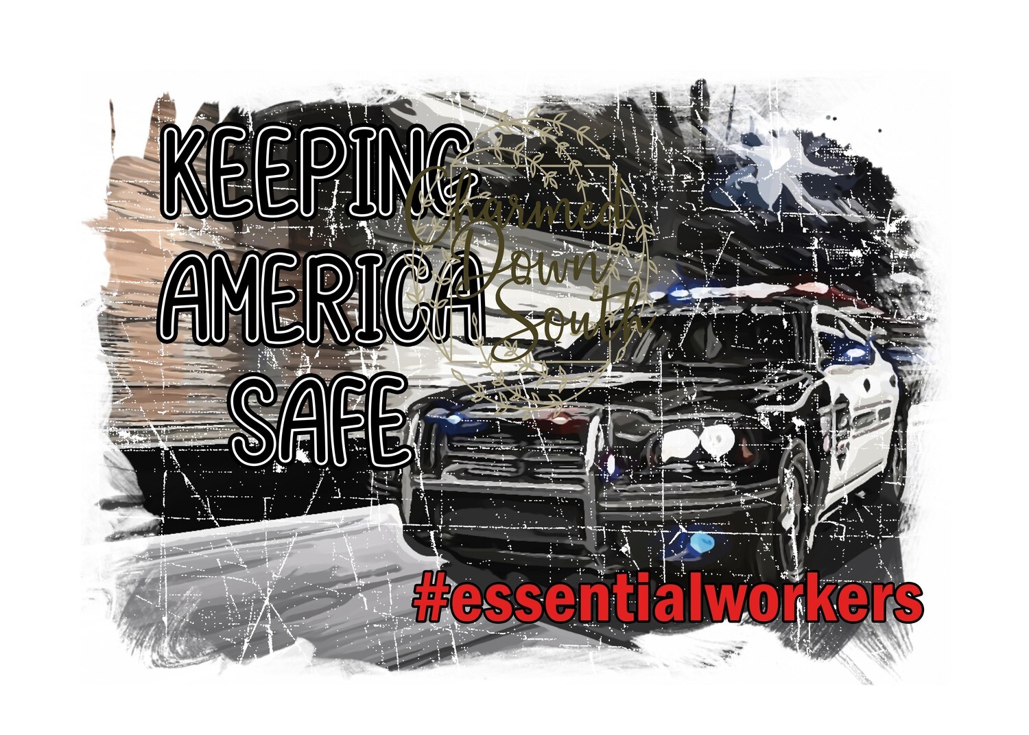 Essential workers law enforecement Digital Design