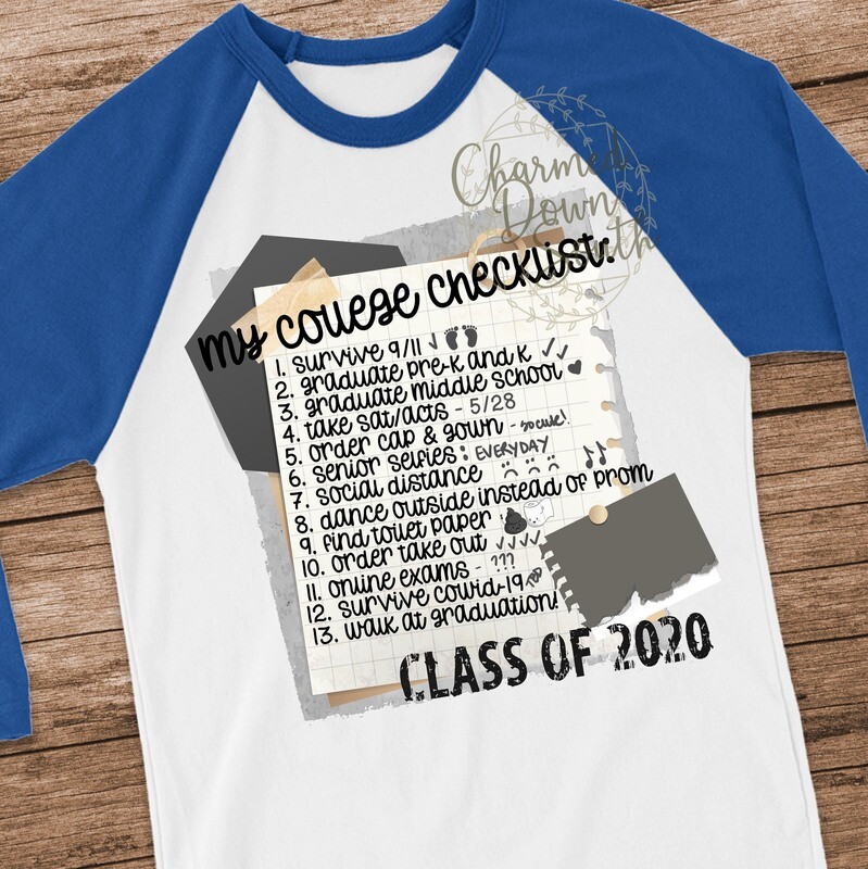 College checklist Digital Design