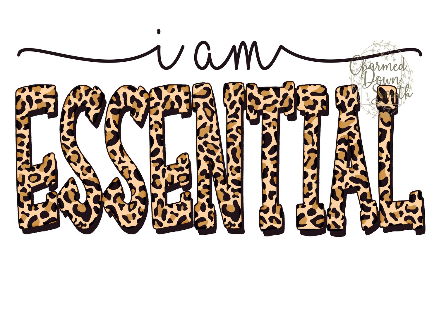 I am Essential Leopard Digital Design