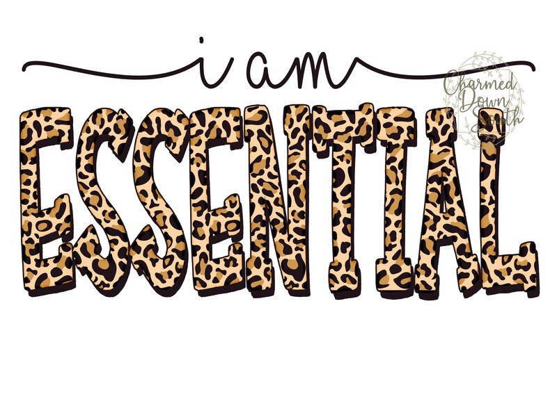 I am Essential Leopard Digital Design