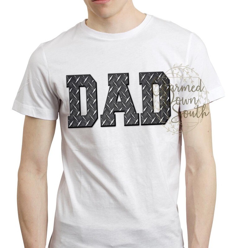 Diamond Plate Dad Names Digital Design Bundle 18 files