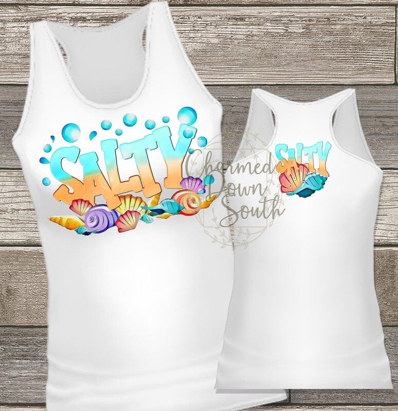 Salty Front and Back Digital Design plus Unbranded Mock Up