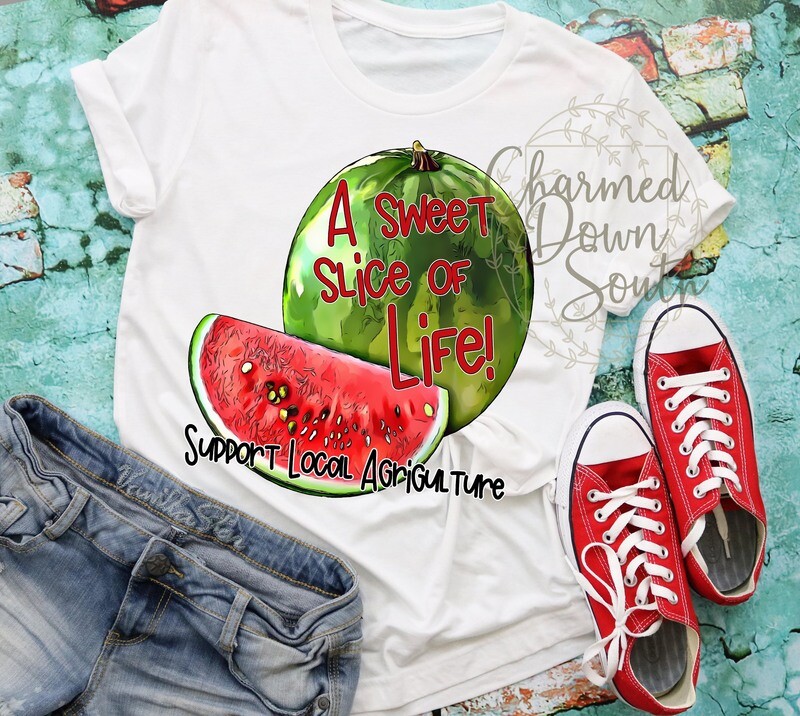Support Ag Watermelon  Digital Design with and without text
