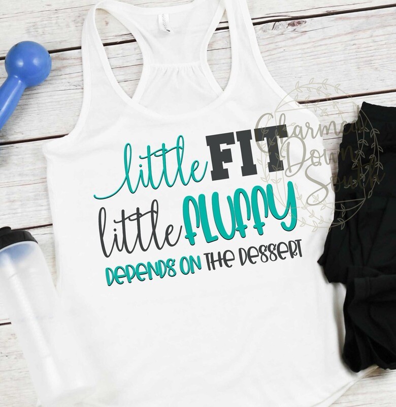 Little Fit, Little Fluffy Digital Design