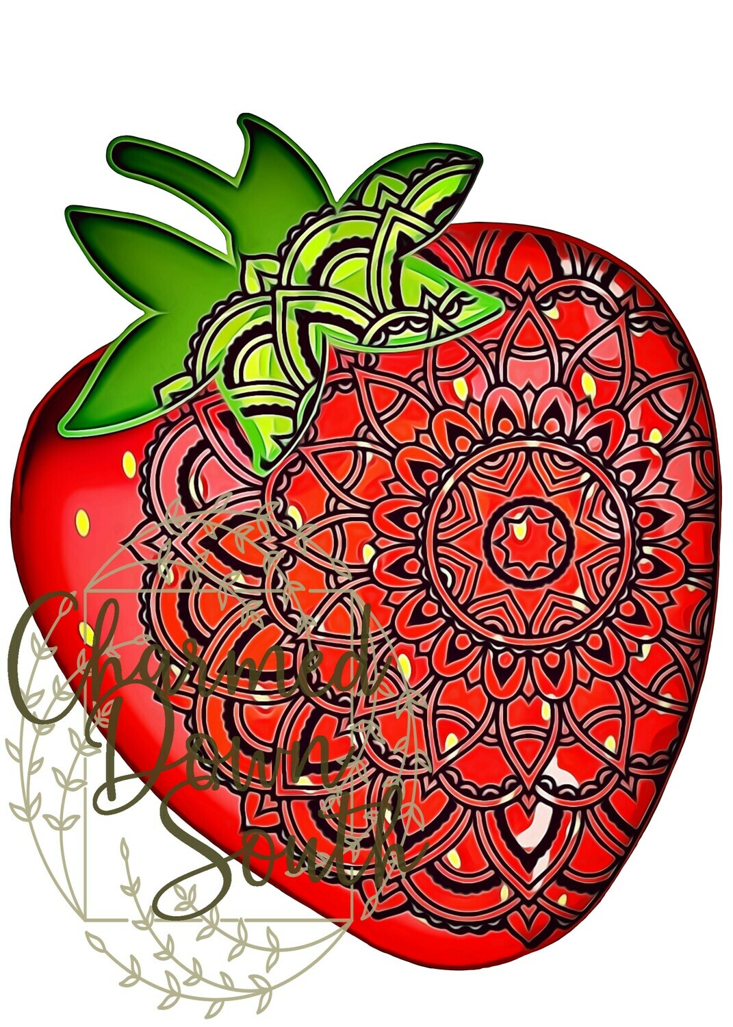 Mandala Pineapple Digital Design