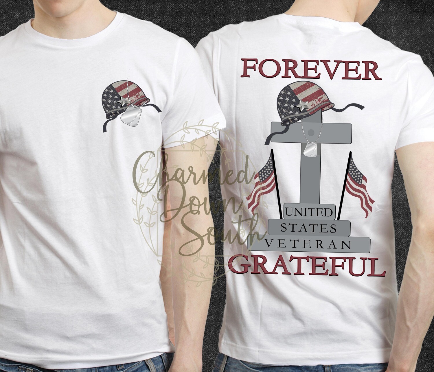 Forever Grateful Front and Back Digital Design 2 files