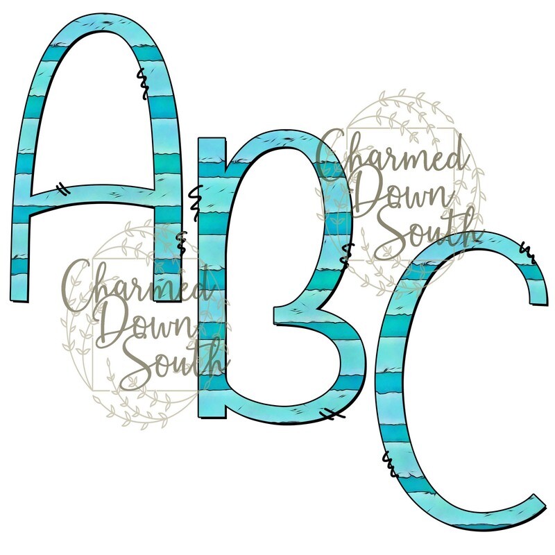 Summer Fun Font Digital Design