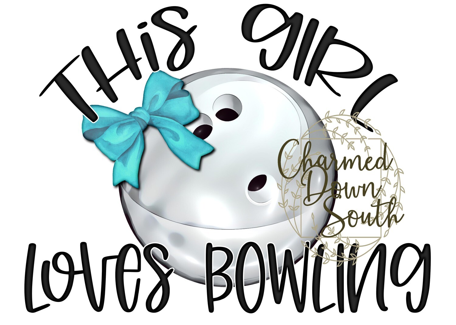 This girl loves bowling 15 colors Digital Design Bundle