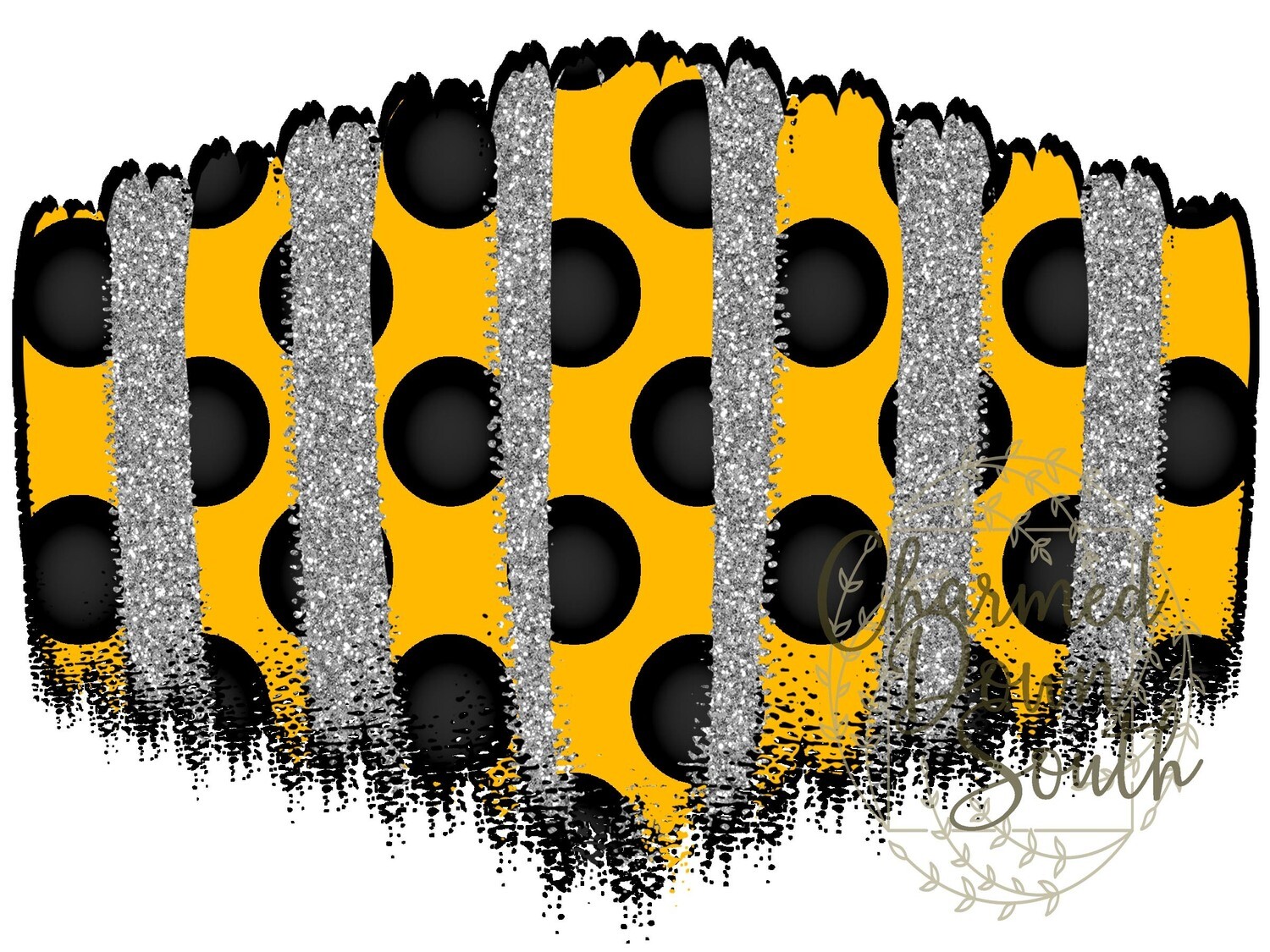 Black/Athletic Gold Face Mask Background Digital Design