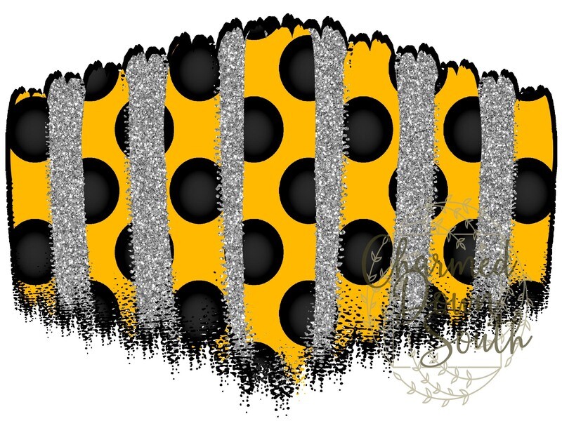 Black/Athletic Gold Face Mask Background Digital Design