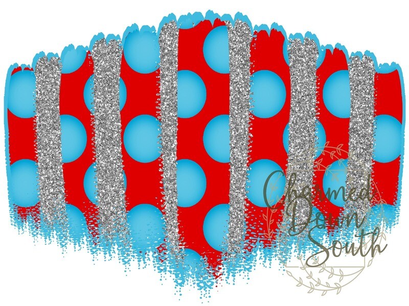 Columbia Blue/Red Mask Background Digital Design