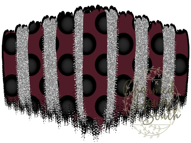 Garnet/Black Mask Background Digital Design