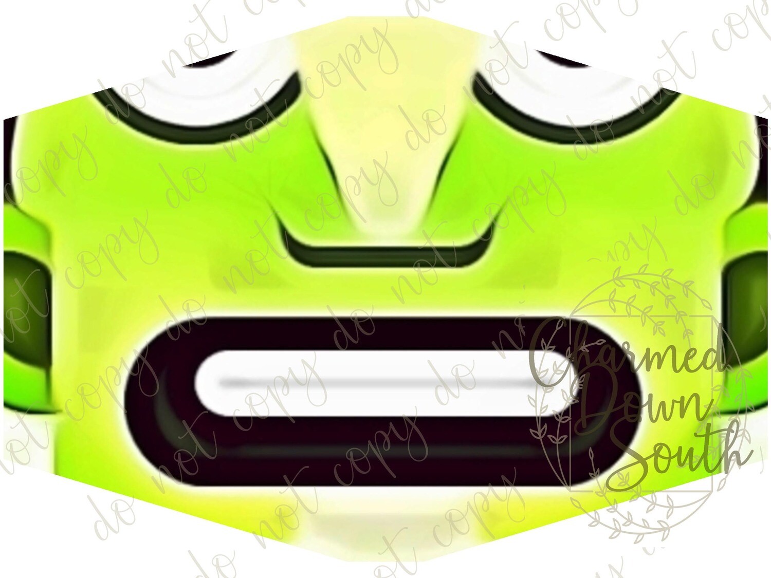 Frankenstein Face Mask Digital Design