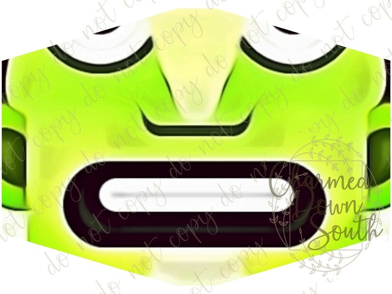 Frankenstein Face Mask Digital Design
