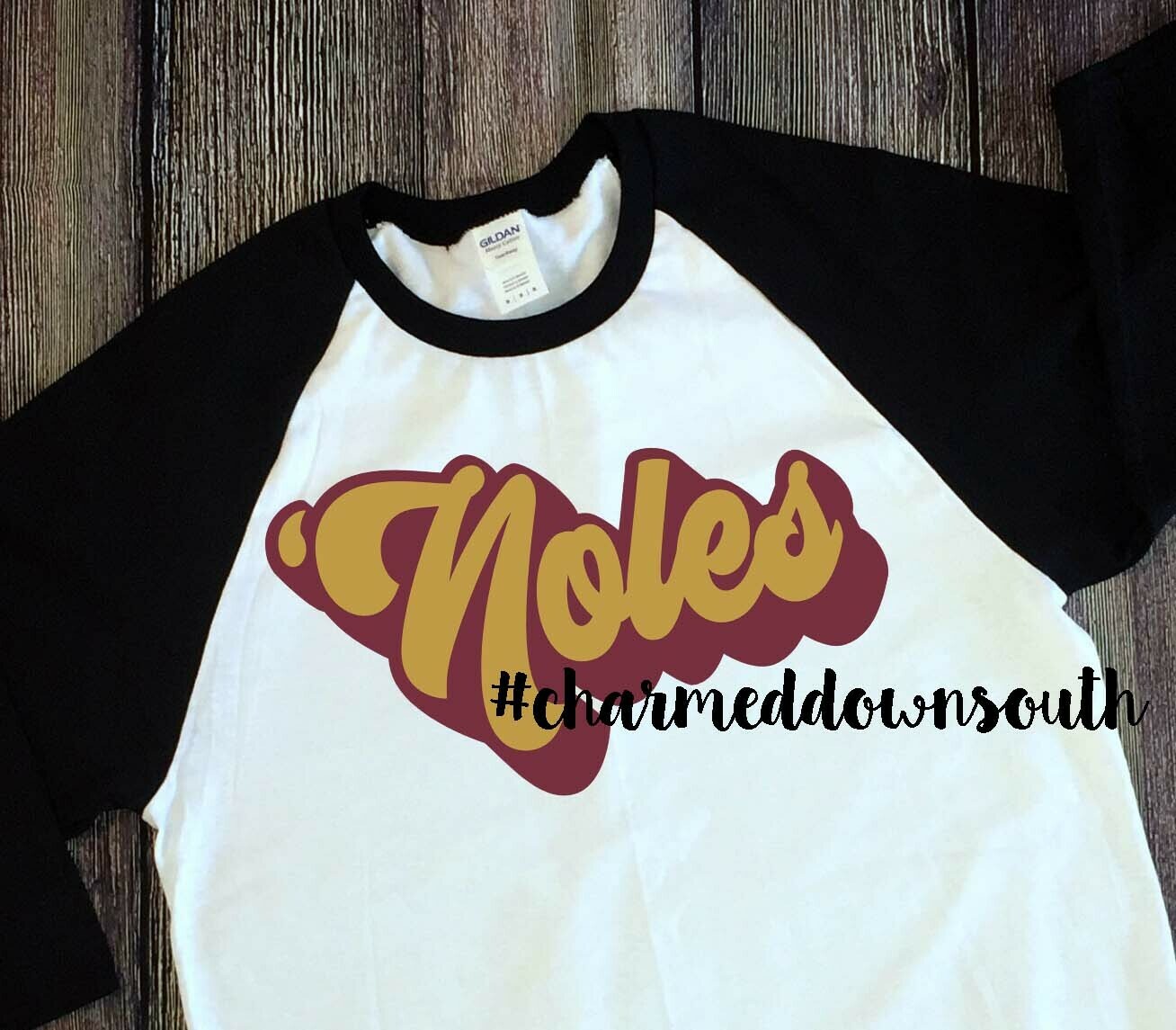 Retro &#39;Noles Garnet and Gold Digital Design