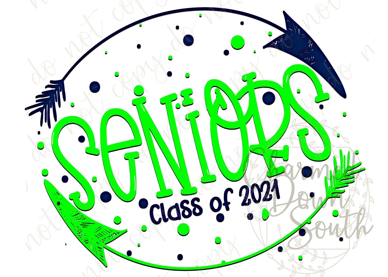 Freshmen, Sophomores, Juniors and Seniors Arrow Frame Digital Designs 200+ designs